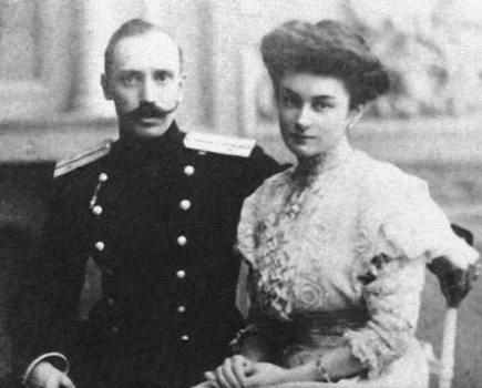 Татьяна Михайловна Миклашевская с мужем князем Анатолием Анатолиевичем Гагариным